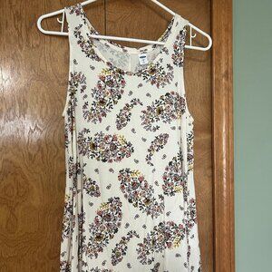 Old Navy Floral Luxe Tank Top